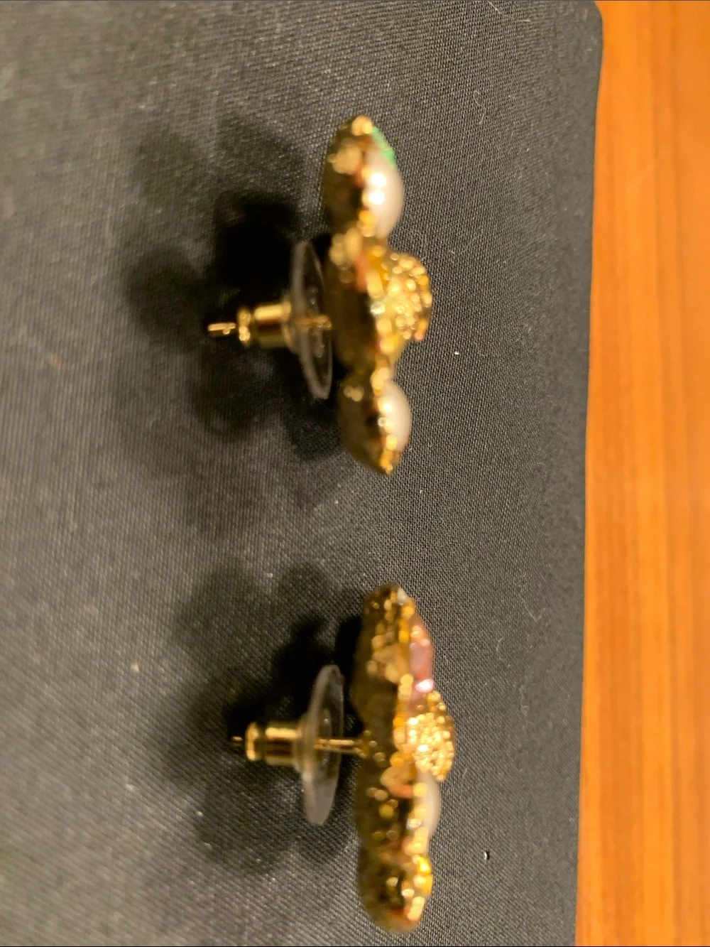 Absolutely stunning brand new authentic Chanel earrings with multi color stones